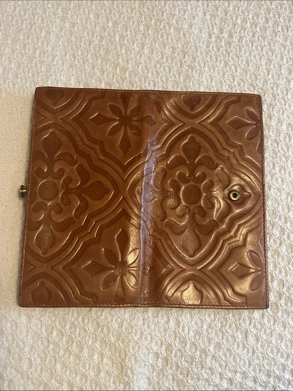 HOBO Embossed Leather Wallet